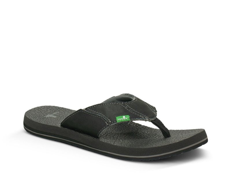 Sanuk Fault Line Men's Flip Flops Grey | Canada 297WNB